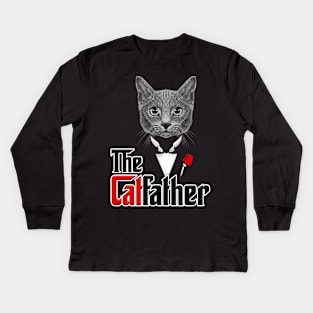 CATFATHER Kids Long Sleeve T-Shirt